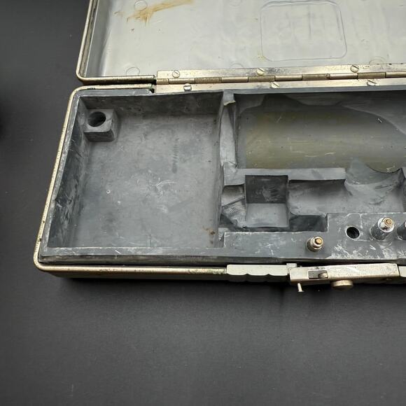 Vintage US National Guard Box Gray Case - Picture 16 of 16